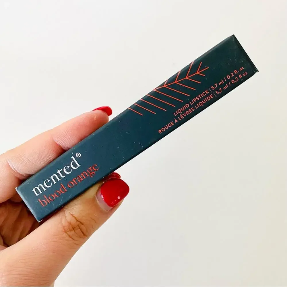 NEW MENTED SEPHORA Blood Orange Fiery Red Matte Finish Liquid Lipstick